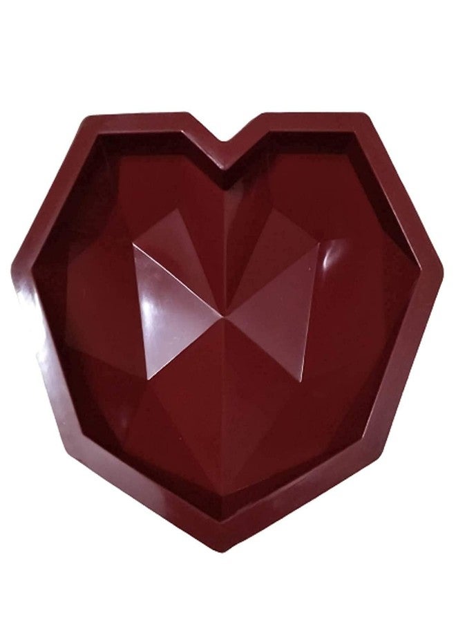Kayru Pinata 3D Diamond Heart Shape Chocolate/Cake Mold with Hammer, Pinata Cake Mould, Chocolate Shaping Tool, Flexible Silicone Mold - Image 1