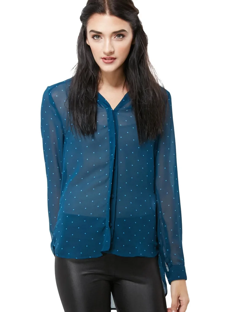 VERO MODA Dolla Sheer Dotted Shirt