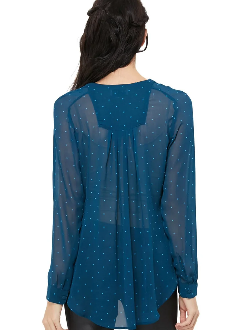 VERO MODA Dolla Sheer Dotted Shirt