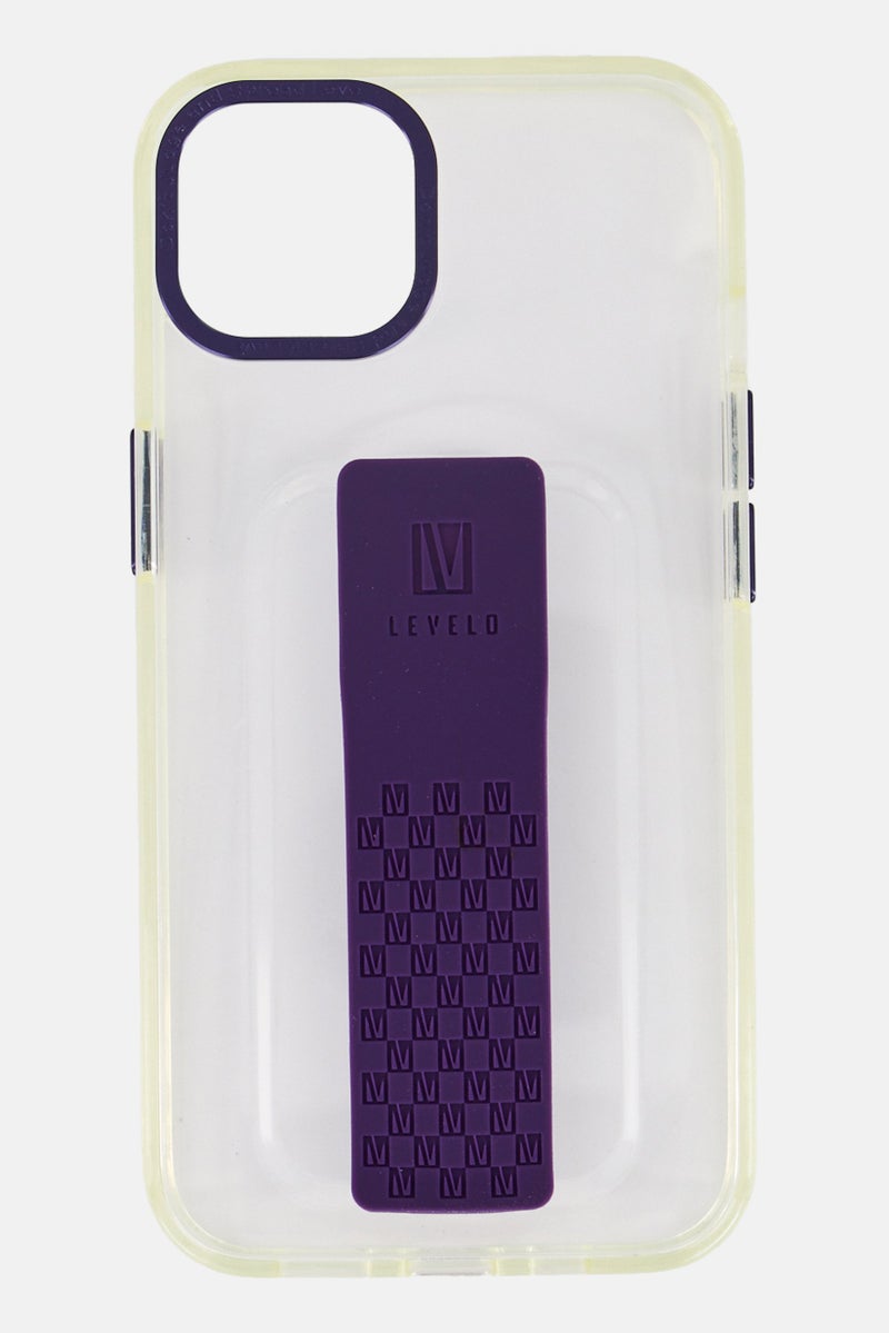 LEVELO حافظة آيفون 14 IMD جرافيا الشفافة - Image 1