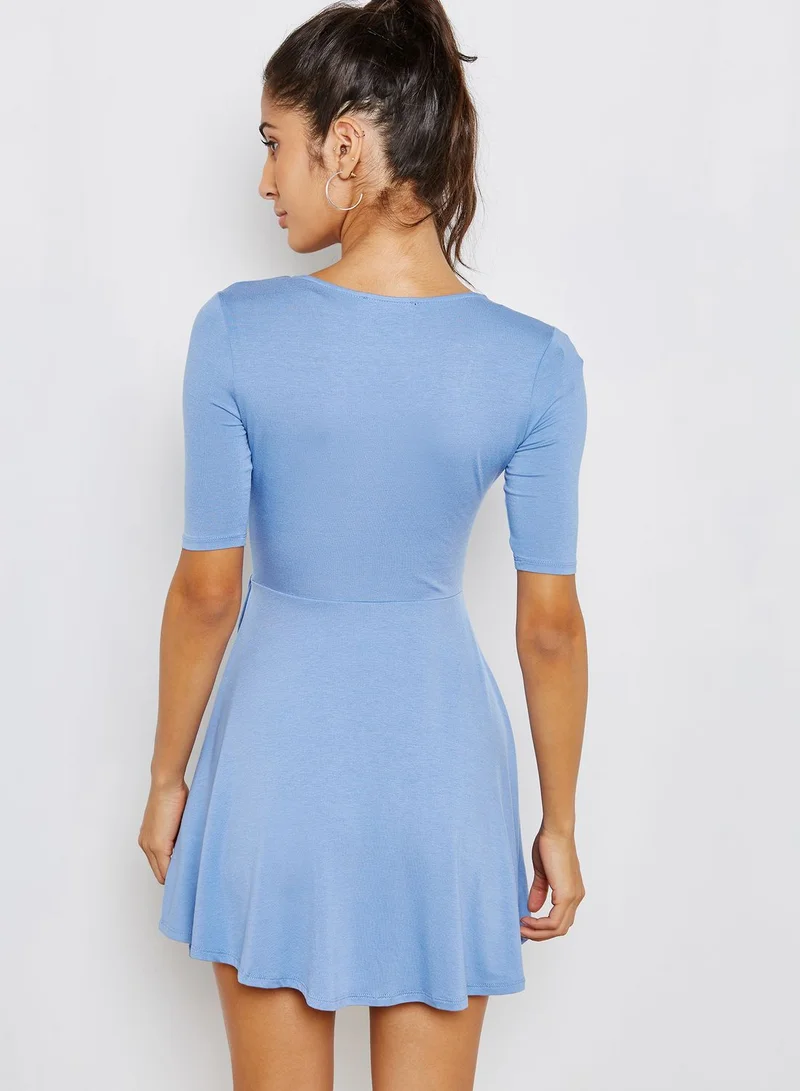 FOREVER 21 Plunging Wrap Dress