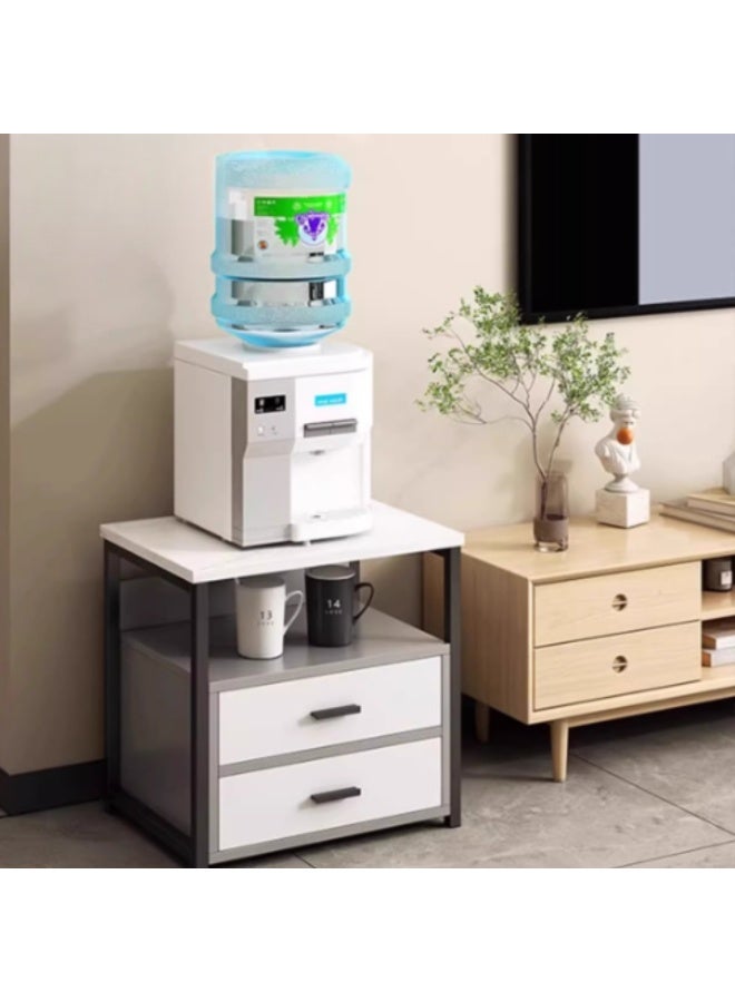 GoldenLike NightStand, Bedside Tables with Storage Shelf and Drawer, Modern End Table Side Table, Bedroom Storage Cabinet, Wood Night Stand Sofa Side Table for Living Room Bedroom(40*34*50CM) - Image 3