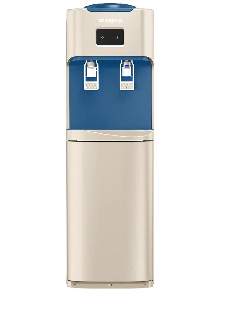 Fresh Water Dispenser, 2 Taps, Cold/Warm, Top Loading, Petrol Beige Color FW-17VFEGN - Image 1