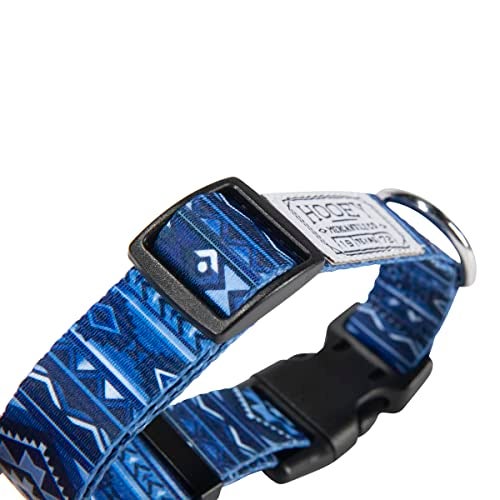 Hooey Nomad Dog Collar, Durable Polyester Webbing Collar with Graphic-Inspired Prints, Ombre Aztec, Medium - Image 5