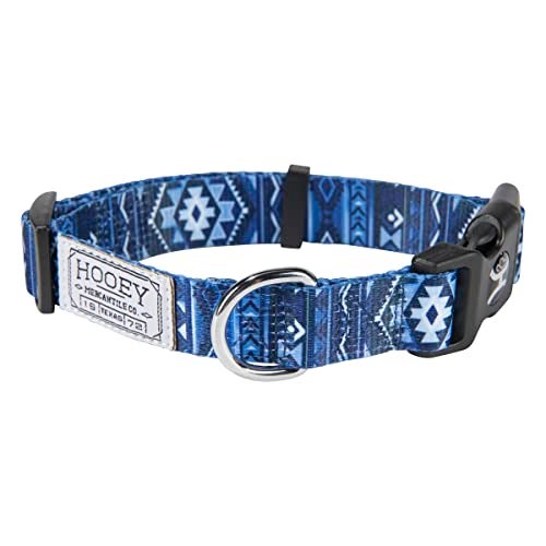 Hooey Nomad Dog Collar, Durable Polyester Webbing Collar with Graphic-Inspired Prints, Ombre Aztec, Medium - Image 1
