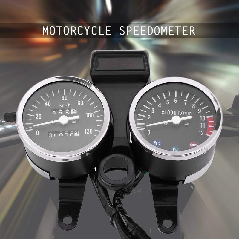 KIMISS Speedometer Gauge for Suzuki GN125 - Digital Odometer and Tachometer - Image 3