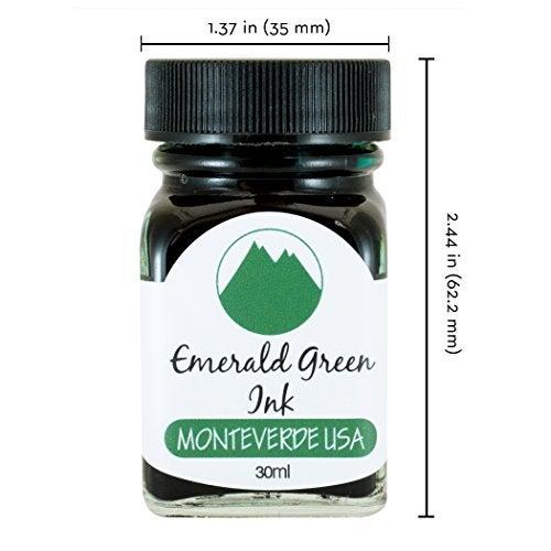 Monteverde USA Ink with ITF Technology, 30 ml Emerald Green (G309EG) - Image 2