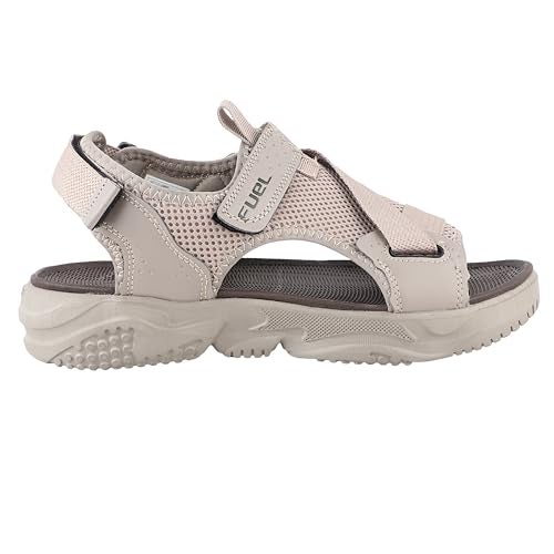 FUEL Gabbroo Comfortable & Lightweight Casual Sports Sandals for Mens with Anti-Skid & Flexible EVA Sole for Running, Walking (Mouse Brown,10UK) - Image 5