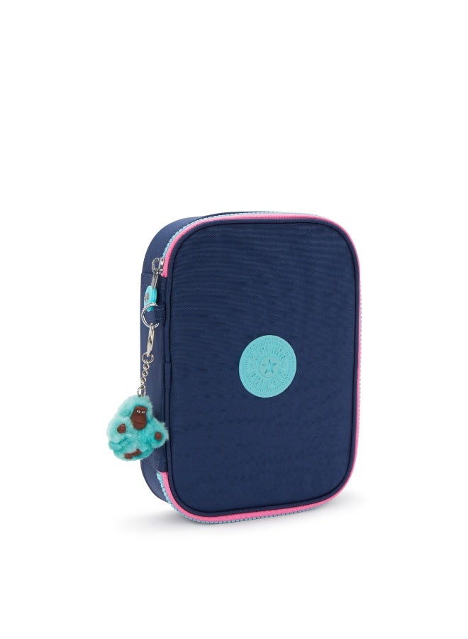 kipling 100 Pens Large Kids School Pen Case Holds 100 Pens, 0.30 kg, 1.5L - Resort Navy (Mixed Colors) - Image 3