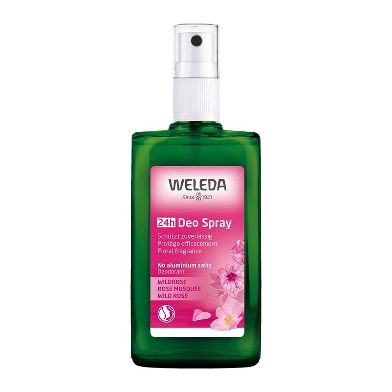 Weleda Wild Rose 24h Deodorant Spray, 3.4 Ounce - Image 1