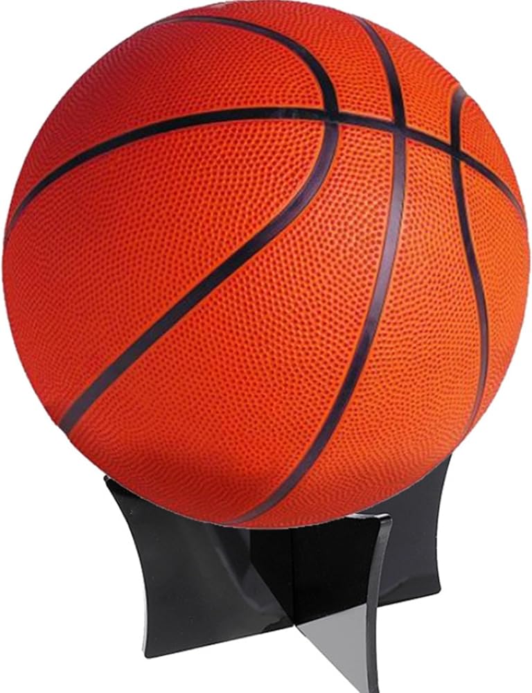 Tazweeq Acrylic Baseball Rack, Black Ball Display Stand, Football Stand Holder, Basketball Display Stand - Image 2