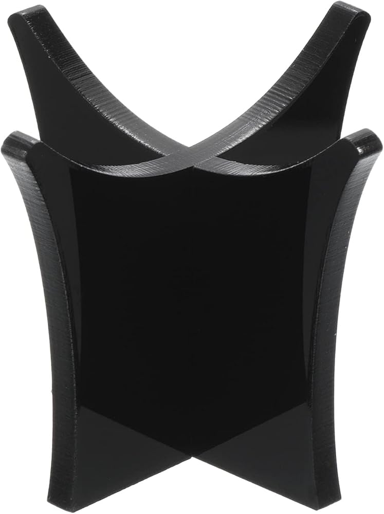 Tazweeq Acrylic Baseball Rack, Black Ball Display Stand, Football Stand Holder, Basketball Display Stand - Image 1