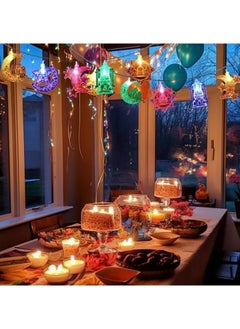 Generic Ramadan Eid String Light 16ft 30 LED Stars Moon Fairy Light Battery Operated Eid Mubarak Decorations String Light，Colorful  - Image 3