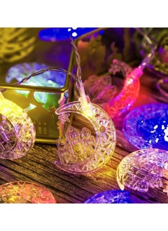 Generic Ramadan Eid String Light 16ft 30 LED Stars Moon Fairy Light Battery Operated Eid Mubarak Decorations String Light，Colorful  - Image 4