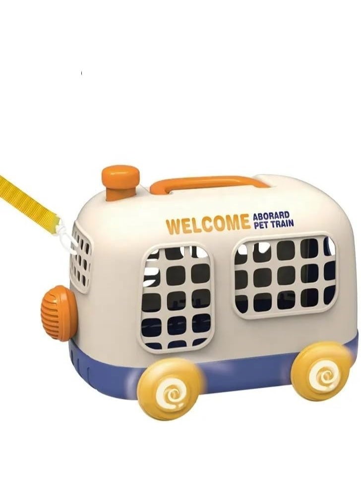 Nano Classic Pretend Play Pet Doctor Set – Kids Animal Care Toy with Carry Cage, Accessories & 1 Plush Dog – Educational Vet Role Play Kit for Children - Image 4