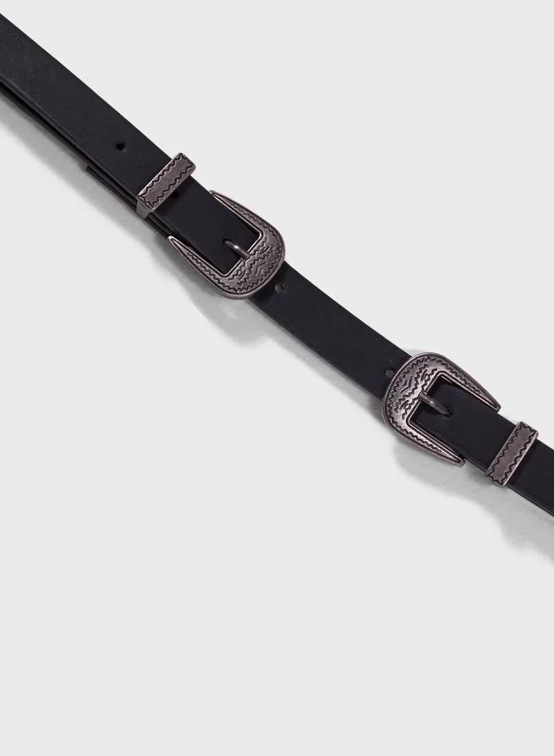 ONLY Gina Double Buckle Belt