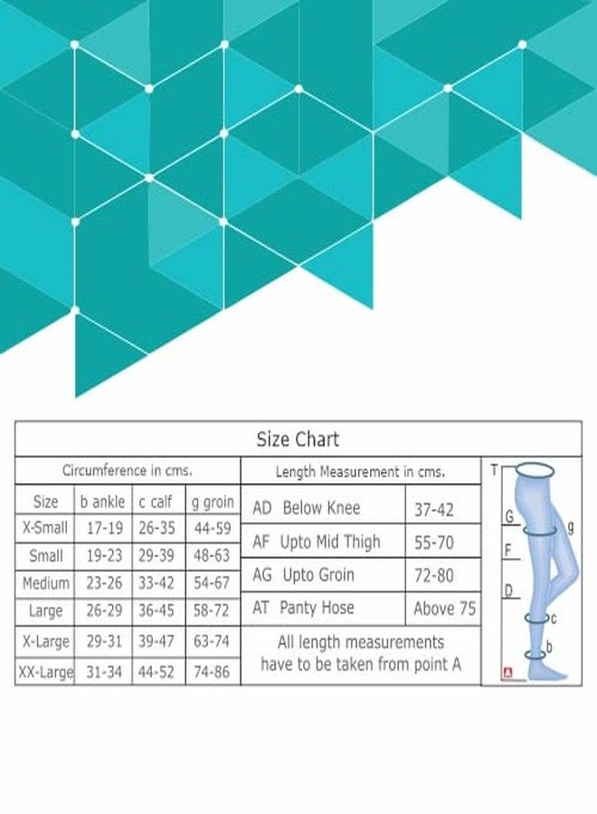 Dyna Cotton MedicalCompression Stockings for Varicose Vein – Above Knee (Small) - Image 3