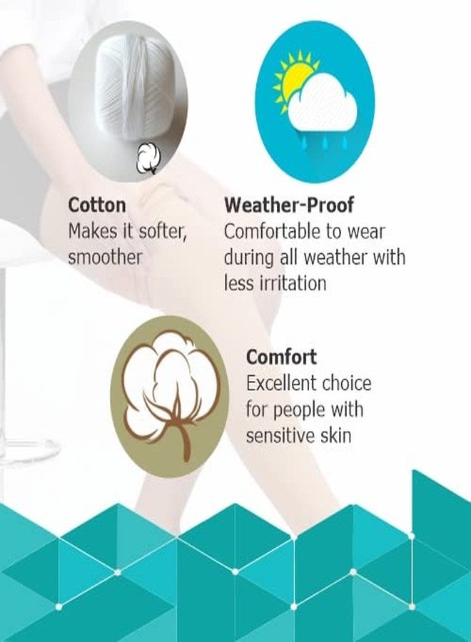 Dyna Cotton MedicalCompression Stockings for Varicose Vein – Above Knee (Small) - Image 5