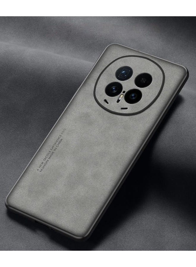 general Case for Honor Magic 8 Pro 5G, Camera Lens Protection，Imitation Sheepskin Leather Case Matte Bumper ，Military Grade Protection， Premium Texture Shockproof Honor Magic 8 Pro Cover - Image 5