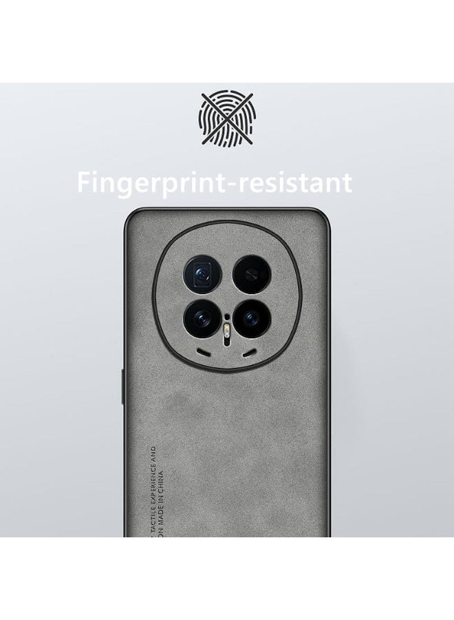 general Case for Honor Magic 8 Pro 5G, Camera Lens Protection，Imitation Sheepskin Leather Case Matte Bumper ，Military Grade Protection， Premium Texture Shockproof Honor Magic 8 Pro Cover - Image 4