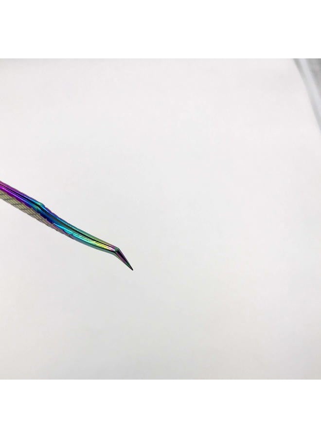 Tool Alement Japan Stainless Steel Plasma Coating 12cm Axe Tips Eyelash Tweezer R-JP11-4002 - Image 3