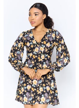 In the style Women Floral Mini Dress, Multicolor  - Image 1