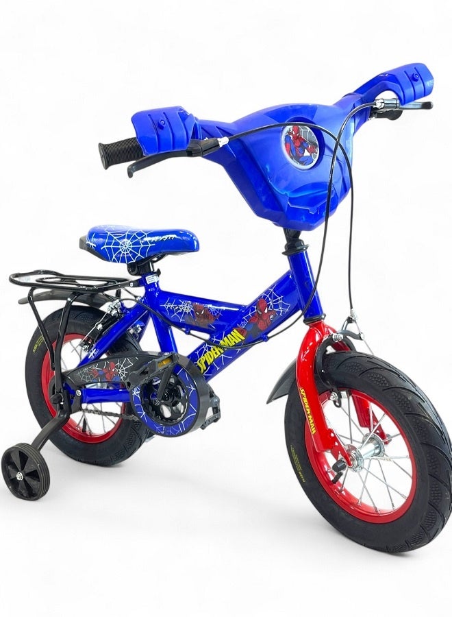 Flash Kids Bike for Boys with Sounds and Lights, Blue, Size 16, Ages 5 to 8 - Official Agent in Egypt for GTG TOYS - Image 1