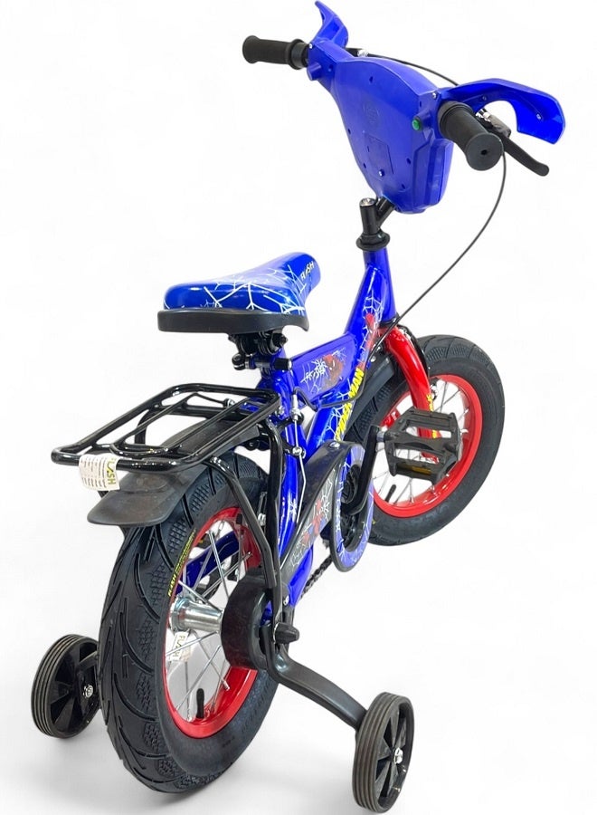 Flash Kids Bike for Boys with Sounds and Lights, Blue, Size 16, Ages 5 to 8 - Official Agent in Egypt for GTG TOYS - Image 3