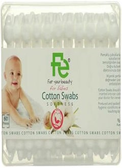 Fe Fe Cotton Swabs Baby 60 Pcs 