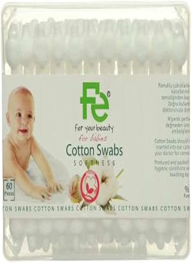 Fe Fe Cotton Swabs Baby 60 Pcs