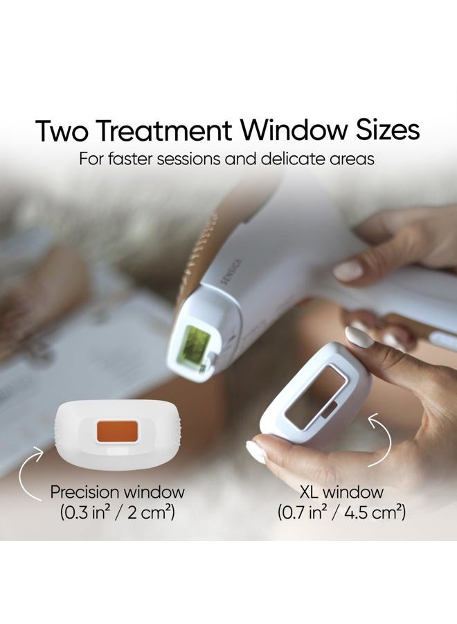 Sensica Sensilight PRO IPL Hair Removal Device – Powerful Cordless at-Home Hair Remover for Women & Men, 6 Energy Levels, 2 Treatment Windows, Patented RPL™ Advanced Technology, Full Body & Face - Image 5