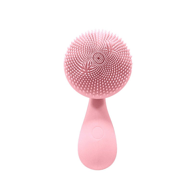 Cross-border hot-selling electric rotating face washer household facial pore cleansing brush Sonic Cleansing Beauty instrument Begonia powder
