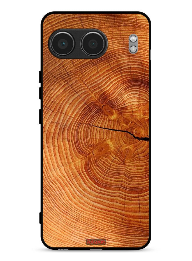 Tolwak OnePlus Nord 4 5G Protective Case Cover Crack Wood - Image 1