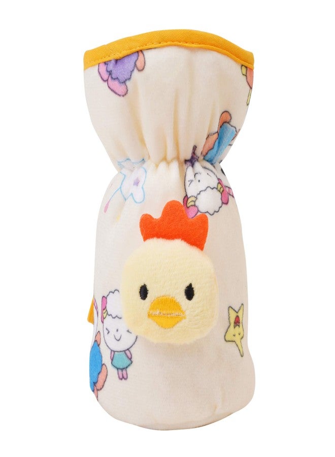 MW PRINTS Soft Plush Stretchable Baby Feeding Bottle Cover Easy to Hold with Attractive Cartoon (Pack of 3) (60-125 Ml) - Image 5