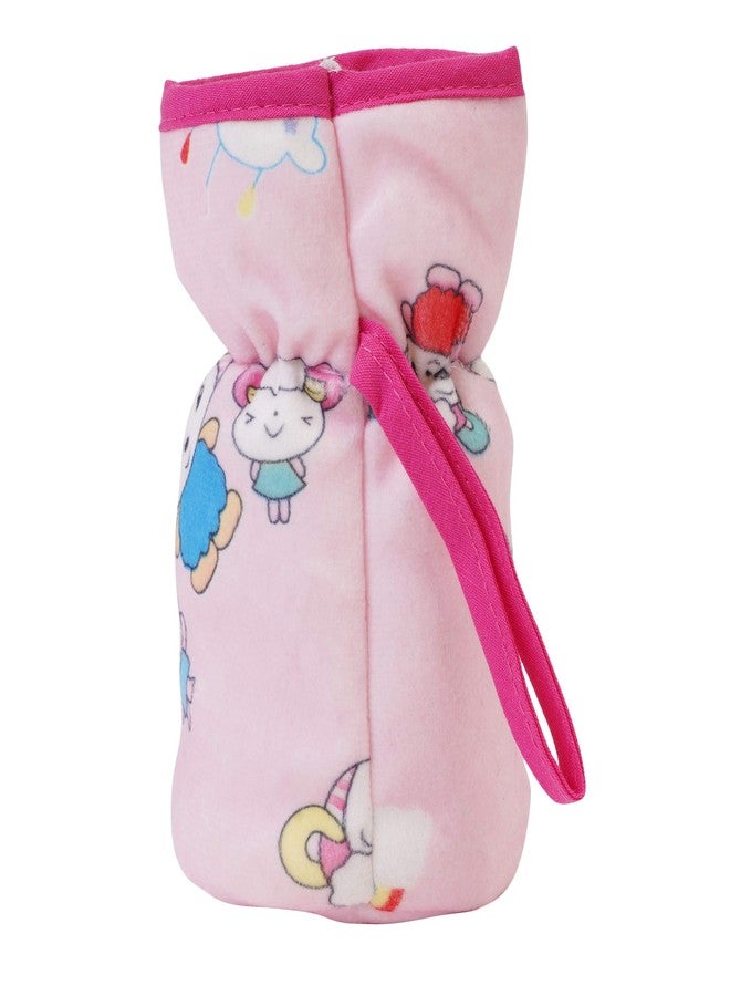 MW PRINTS Soft Plush Stretchable Baby Feeding Bottle Cover Easy to Hold with Attractive Cartoon (Pack of 3) (60-125 Ml) - Image 3