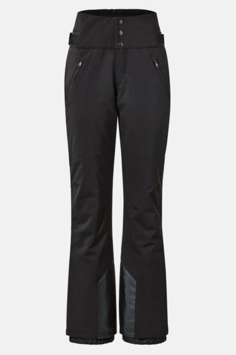 Tchibo Women Sportswear Fit High Waist Ski Pants, Black - Image 2