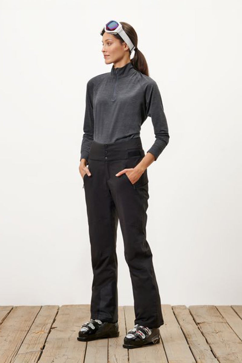 Tchibo Women Sportswear Fit High Waist Ski Pants, Black - Image 1
