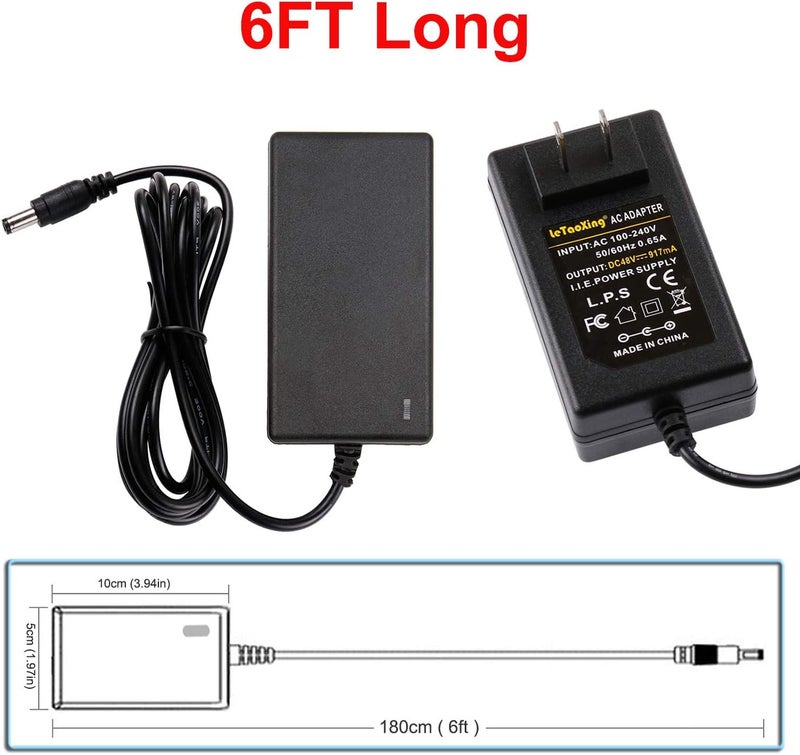 COOLM محول طاقة 48V لهواتف Cisco IP 8811 8841 8851 8861 8961 9951 9971 CP-8861-3PCC-K9، مزود طاقة لهواتف IP لسلسلة Cisco Power Cube 4 8900 9900 8800 CP-PWR-Cube-4 - Image 3