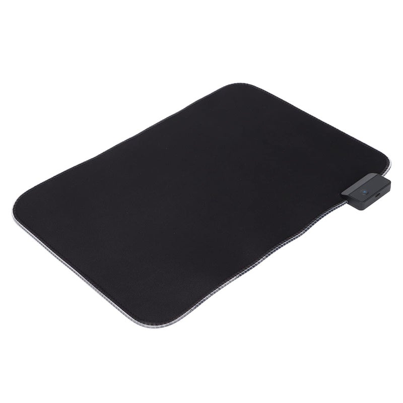 Large RGB Gaming Mouse Pad 35x25cm LED Mouse Mat Glossy Cover Non Slip Rubber Base - Image 4