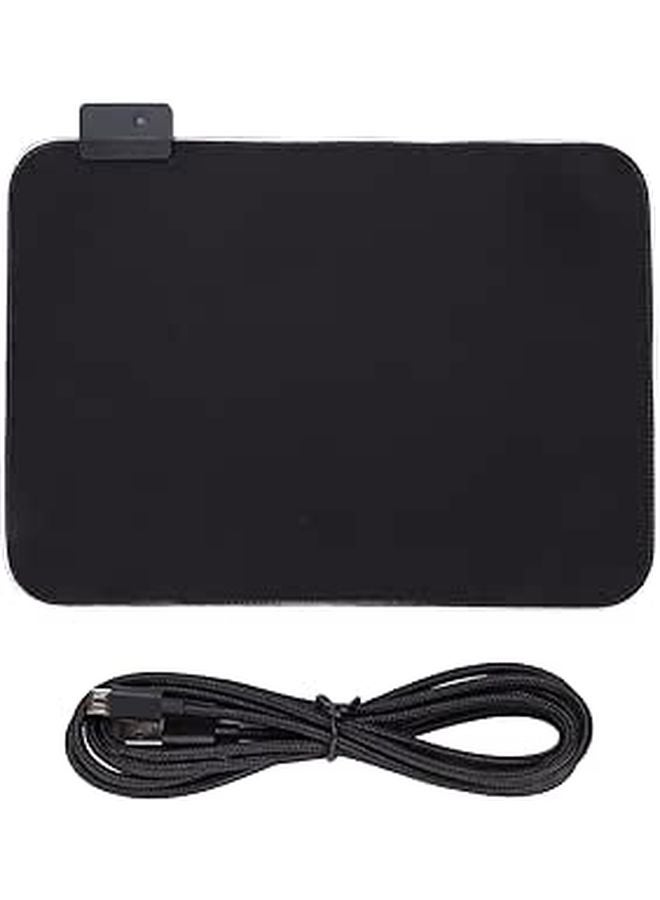 Large RGB Gaming Mouse Pad 35x25cm LED Mouse Mat Glossy Cover Non Slip Rubber Base - Image 1