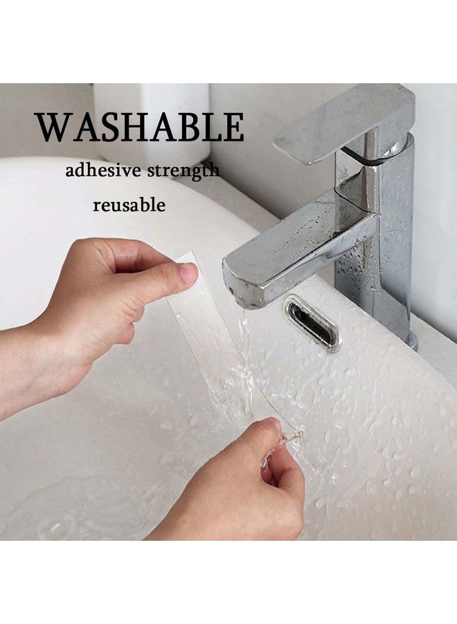 ايلان 3 لفات شريط نانو مزدوج الجوانب شديد التحمل، شريط شفاف مزدوج الجوانب شديد التحمل للاستخدام الخارجي، شريط مزدوج الجوانب شديد التحمل للتعليق على الحائط (9.85 قدم/لفة) - Image 4