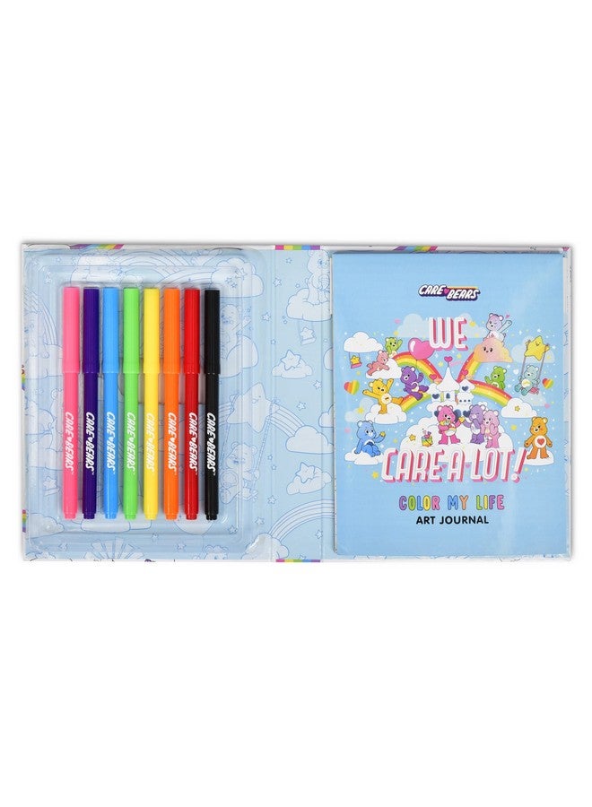 iscream Care Bears Color My Life Art Journal Kit with Sticker Sheet, Coloring Pages and Markers - Image 2