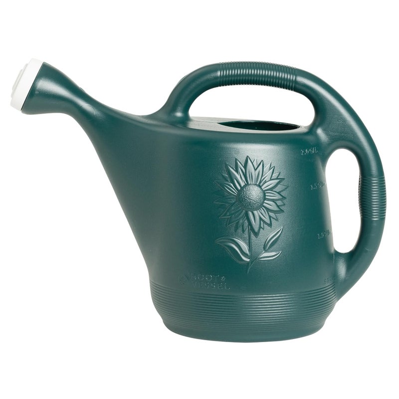 Root & Vessel 30301 Watering Can, 2-Gallon, Hunter Green - Image 1