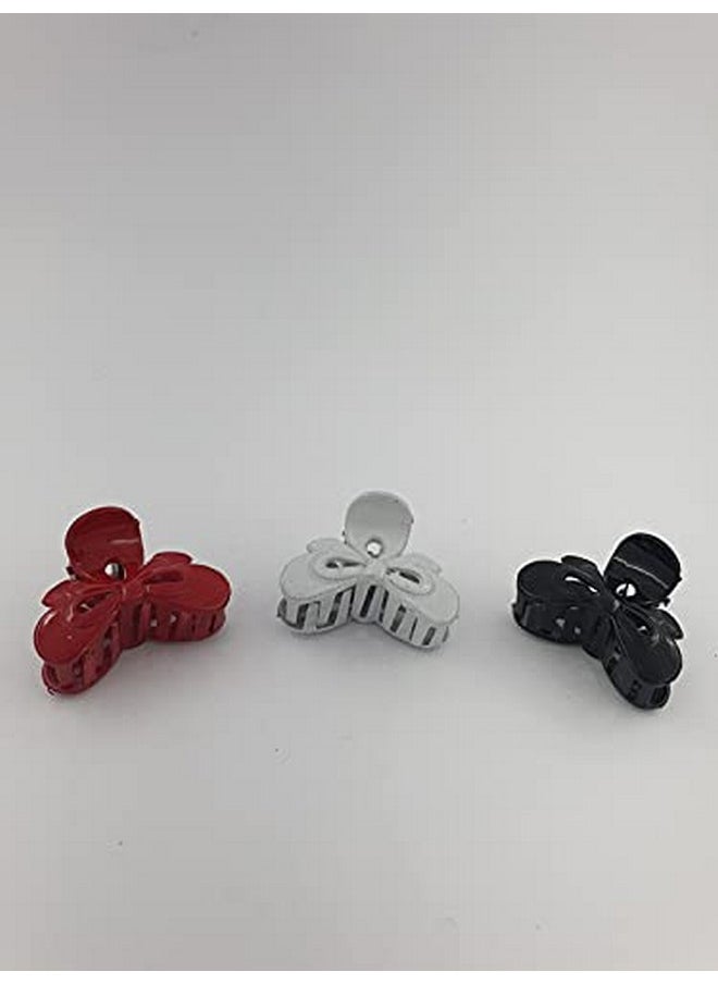 DHAVESAI Dhavesai m.q Plastic Hair Clutch for Women Medium Size Trendy Hair Clip hair claw pack of 3  - Image 1