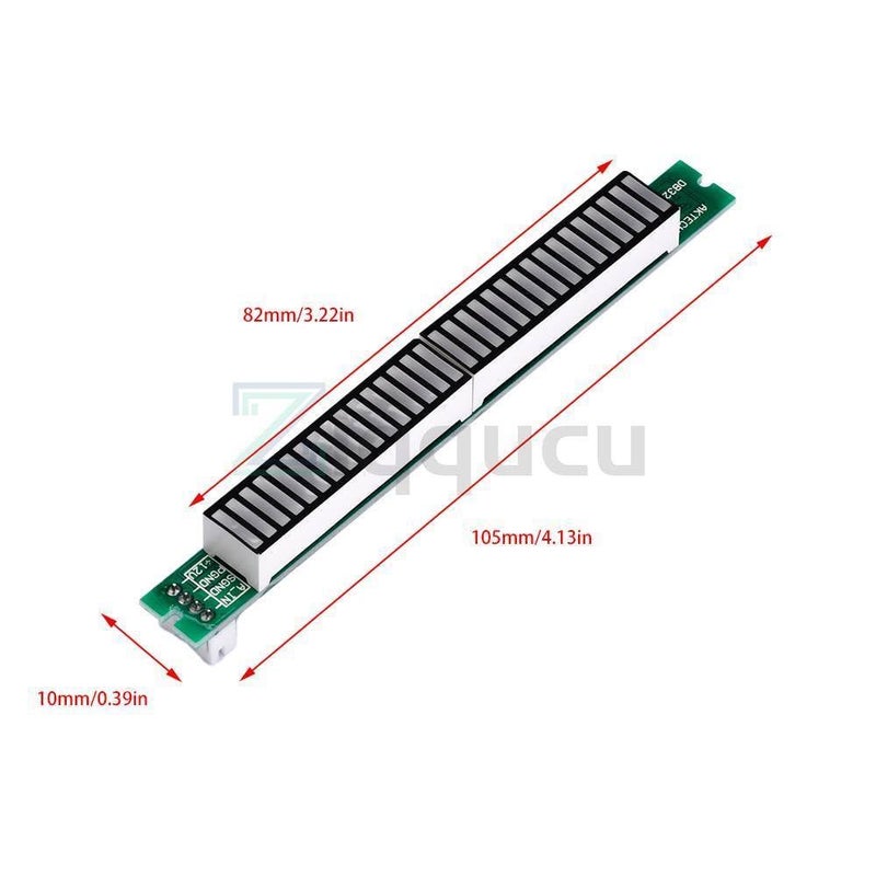 LINK1 32 Level VU Meter Stereo Board DIY Kit With Adjustable Light Speed And AGC Mode - Image 4