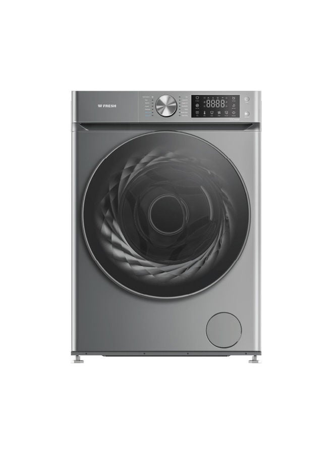 Fresh 9KG Front Load Inverter Washing Machine, Silver- W9DD1455G1-S