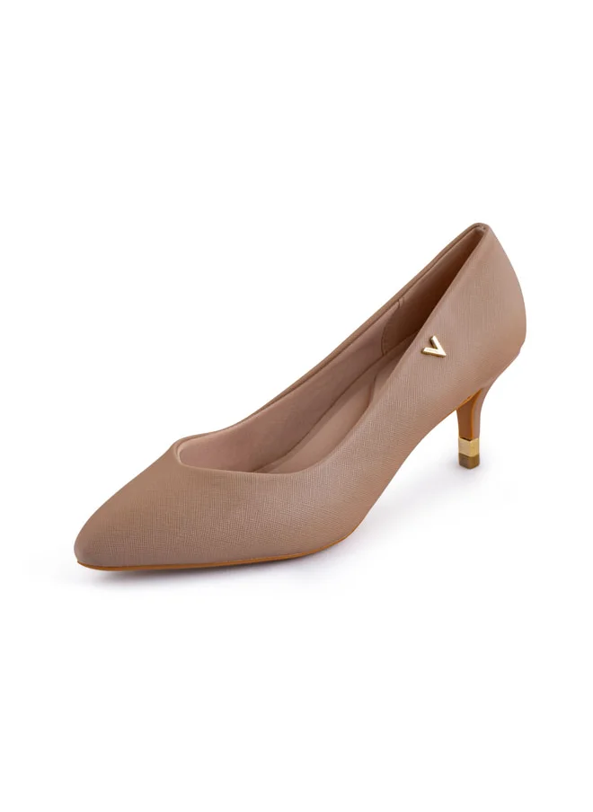 Vincci Women Pointed Toe Mid Heel Pumps