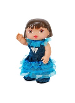 DORA DORA Dora Birthday Doll (28 Cm, Blue)  - Image 1