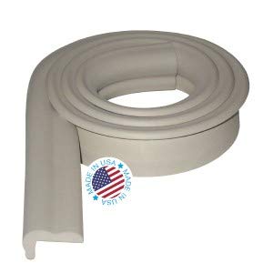 Kidkusion Jumbo Edge Cushion  Taupe  6ft  Made in The USA - Image 1