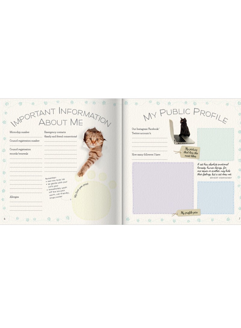 Hinkler My Fur Baby Record Book Cat - Image 2